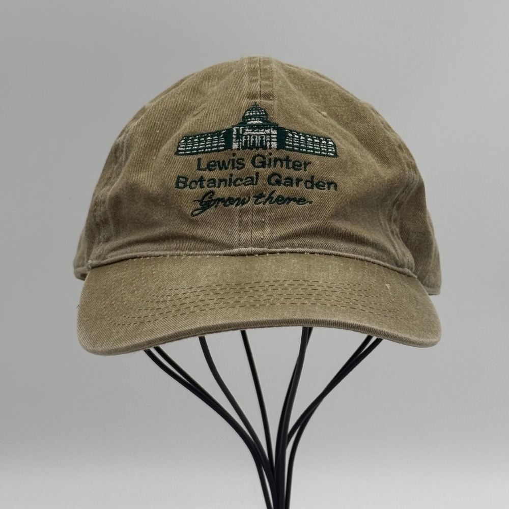 Triangle Sport Lewis Ginter Botanical Garden Hat Khaki Tan Cotton Baseball Cap